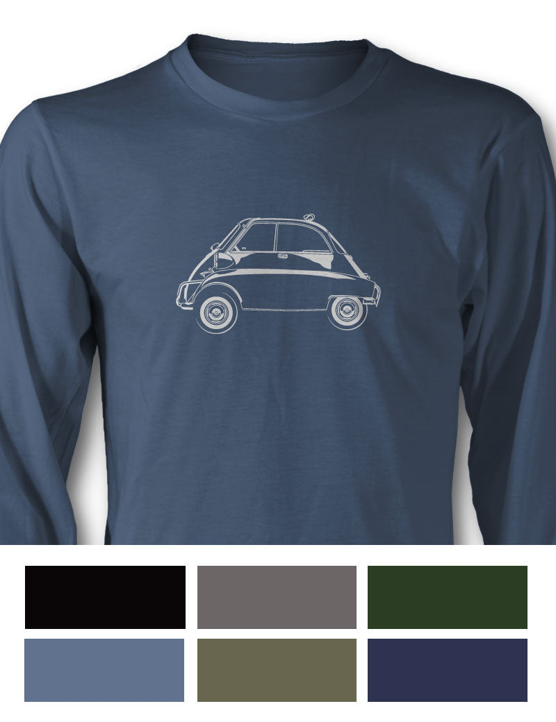 BMW Isetta Long Sleeve T-Shirt - Side View