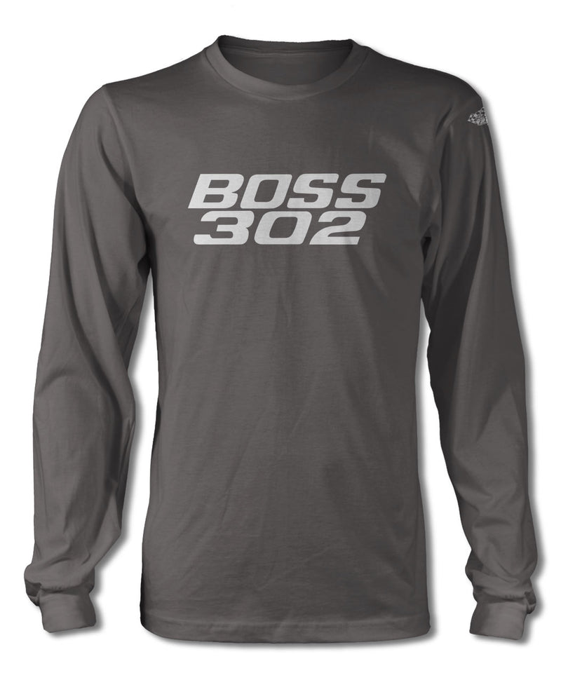 BOSS 302 c.i. V8 Engine Emblem 1969 - 1970 T-Shirt - Long Sleeves - Emblem