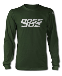 BOSS 302 c.i. V8 Engine Emblem 1969 - 1970 T-Shirt - Long Sleeves - Emblem