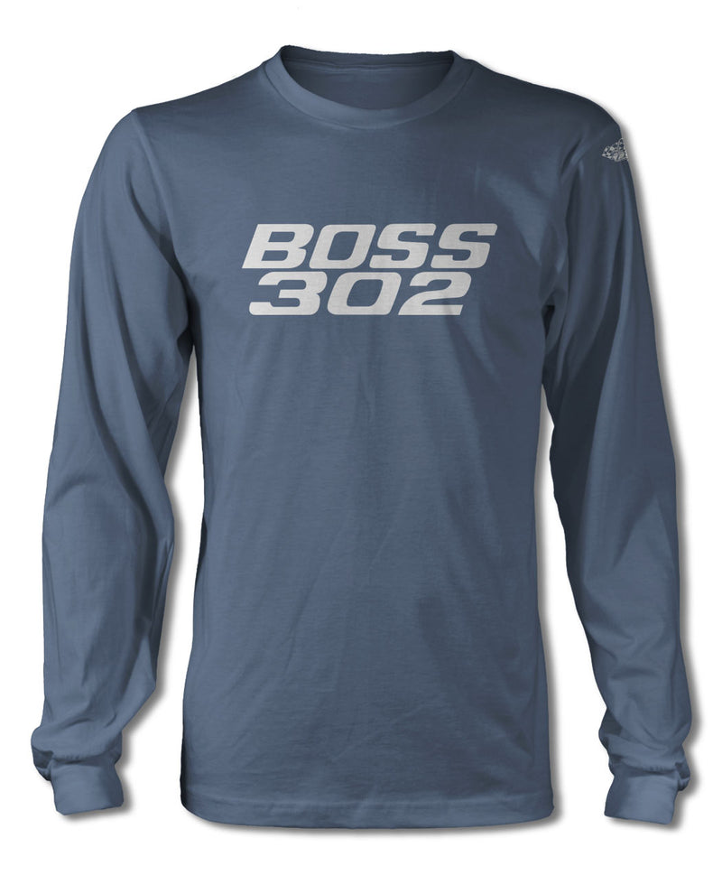BOSS 302 c.i. V8 Engine Emblem 1969 - 1970 T-Shirt - Long Sleeves - Emblem