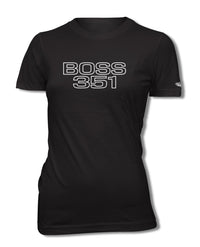 BOSS 351 c.i. V8 Engine Emblem 1971 T-Shirt - Women - Emblem