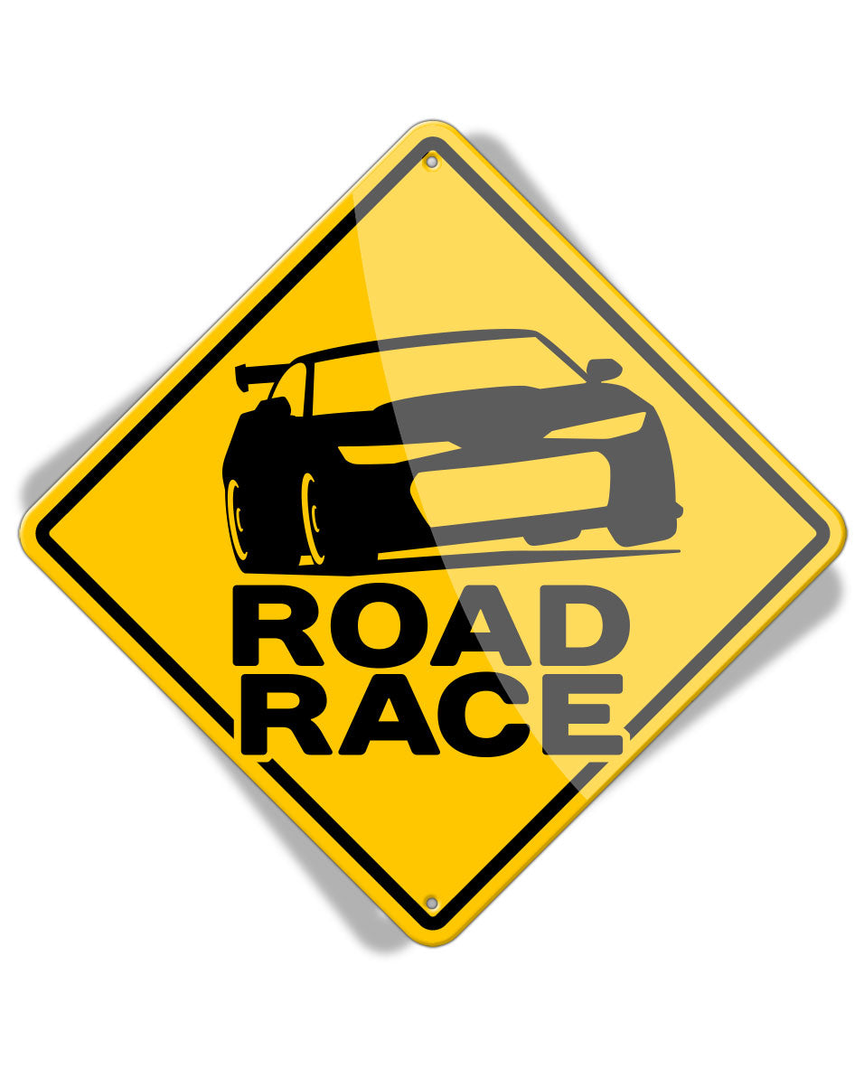 Caution Road Race - Aluminum Sign