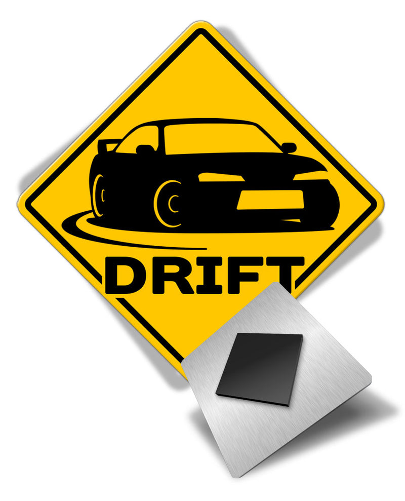 Caution Drift - Fridge Magnet