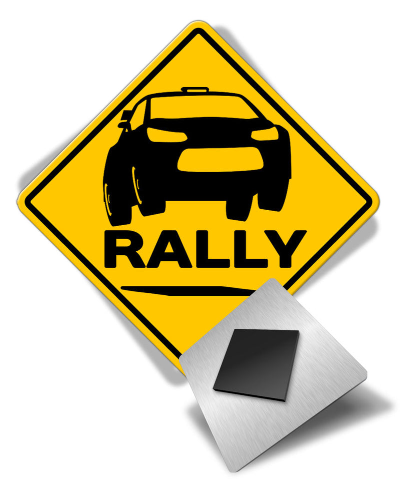 Caution Rally - Fridge Magnet