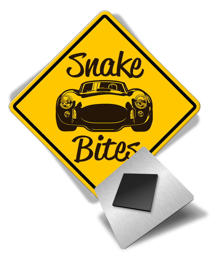 Caution Snake Bites - Fridge Magnet