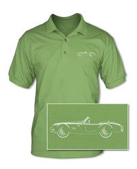 1965 AC Shelby Cobra 289 Adult Pique Polo Shirt - Side View