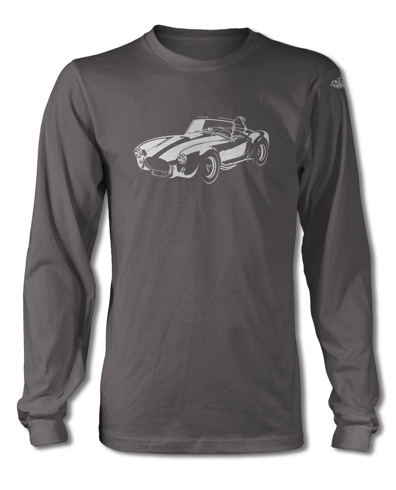 1965 AC Shelby Cobra 427 SC Spotlights T-Shirt - Long Sleeves