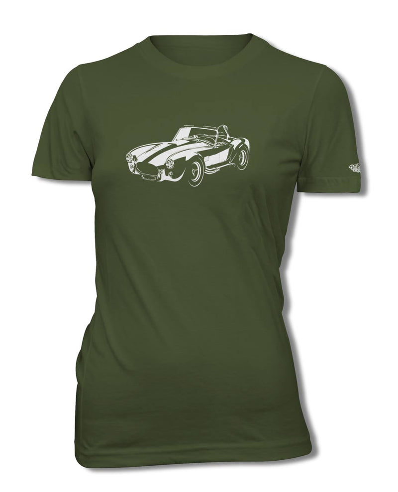 1965 AC Shelby Cobra 427 SC Spotlights T-Shirt - Women