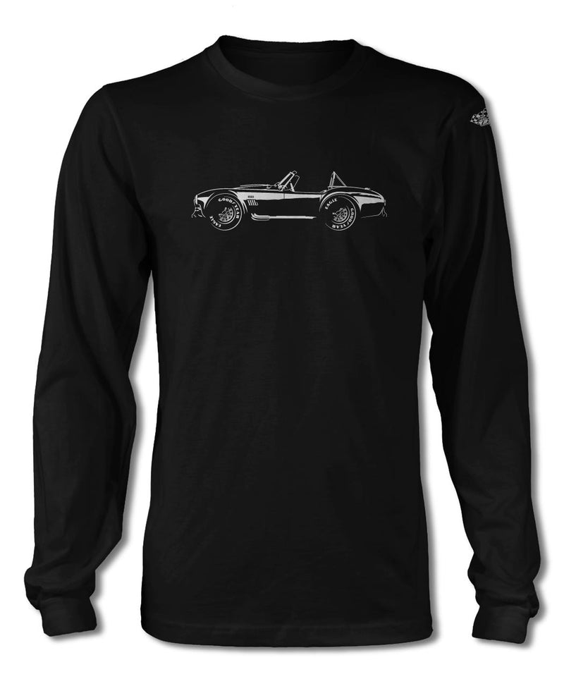 1965 AC Shelby Cobra 427 SC Side View T-Shirt - Long Sleeves