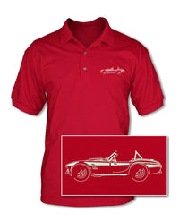 1965 AC Shelby Cobra 427 SC Side View Adult Pique Polo Shirt