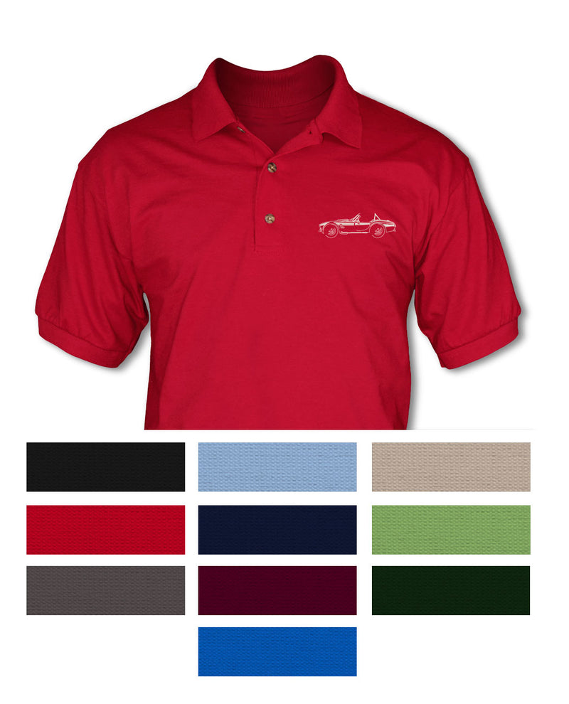 1965 AC Shelby Cobra 427 SC Adult Pique Polo Shirt - Side View