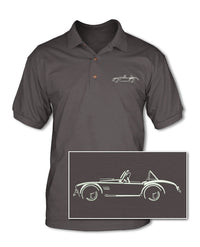 1965 AC Shelby Cobra 427 SC Art of Light Adult Pique Polo Shirt