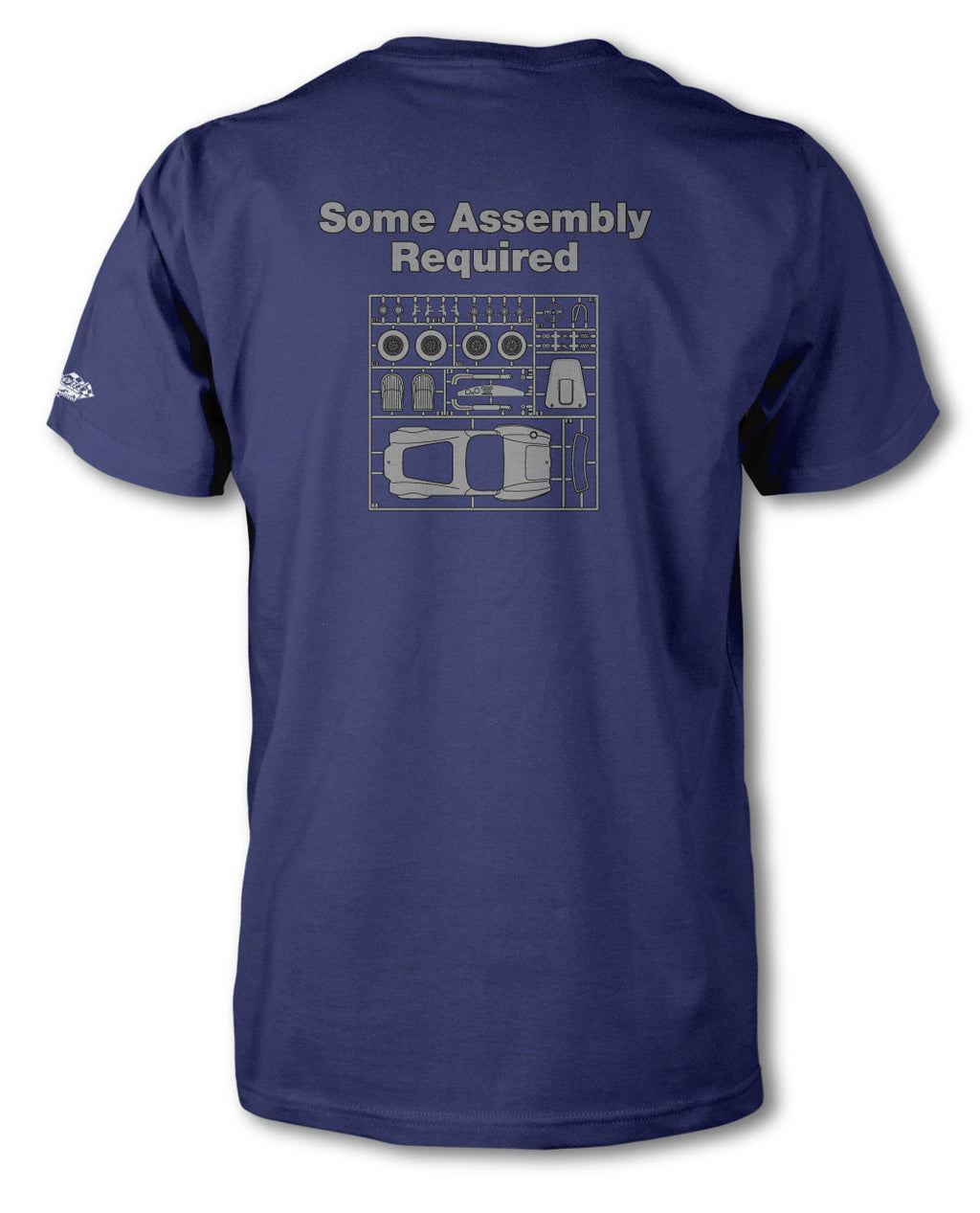 1965 AC Shelby Cobra 427 SC Assembly Required T-Shirt - Men - Steel Blue - Extra Large