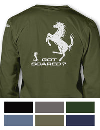 1965 AC Shelby Cobra "F****** - Cobra Wars" Long Sleeve T-Shirt - Got Scared?