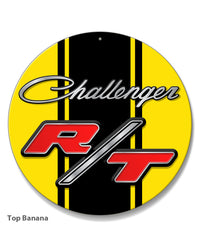 Dodge Challenger RT 1970 - 1974 Emblem Novelty Round Aluminum Sign