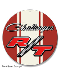 Dodge Challenger RT 1970 - 1974 Emblem Novelty Round Aluminum Sign