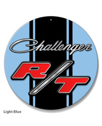 Dodge Challenger RT 1970 - 1974 Emblem Novelty Round Aluminum Sign