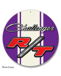 Dodge Challenger RT 1970 - 1974 Emblem Novelty Round Aluminum Sign