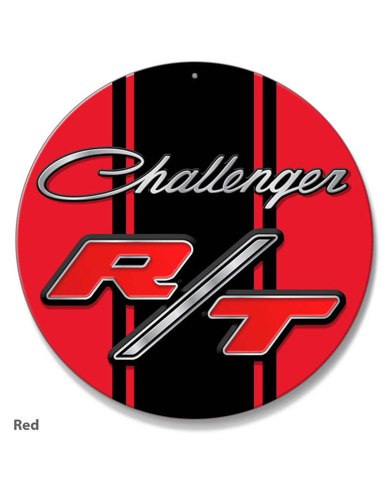 Dodge Challenger RT 1970 - 1974 Emblem Novelty Round Aluminum Sign