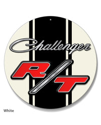 Dodge Challenger RT 1970 - 1974 Emblem Novelty Round Aluminum Sign