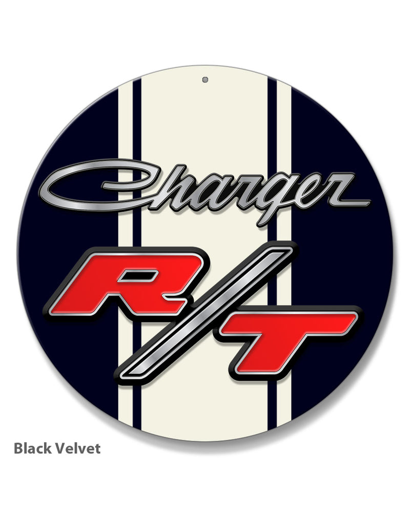 Dodge Charger RT 1968 - 1971 Emblem Novelty Round Aluminum Sign