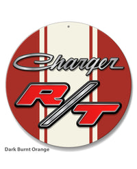 Dodge Charger RT 1968 - 1971 Emblem Novelty Round Aluminum Sign