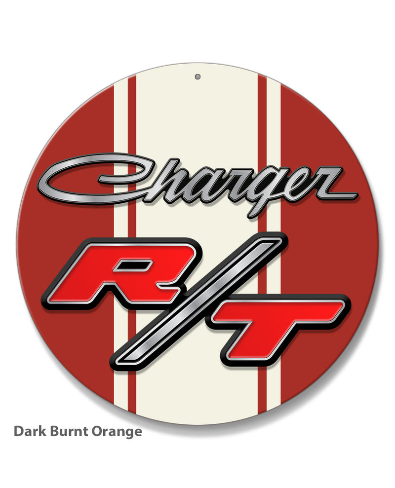 Dodge Charger RT 1968 - 1971 Emblem Novelty Round Aluminum Sign