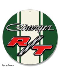 Dodge Charger RT 1968 - 1971 Emblem Novelty Round Aluminum Sign