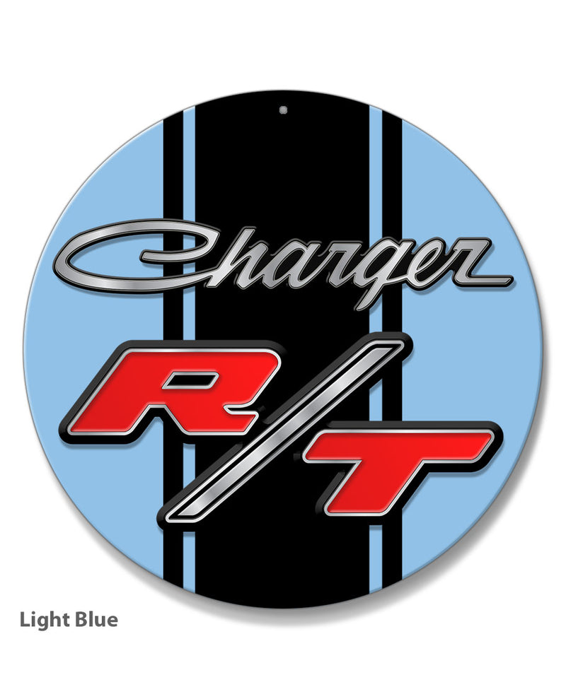 Dodge Charger RT 1968 - 1971 Emblem Novelty Round Aluminum Sign