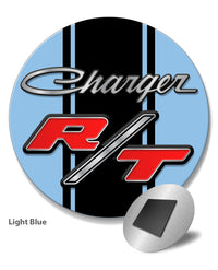 Dodge Charger RT 1968 - 1971 Emblem Novelty Round Fridge Magnet