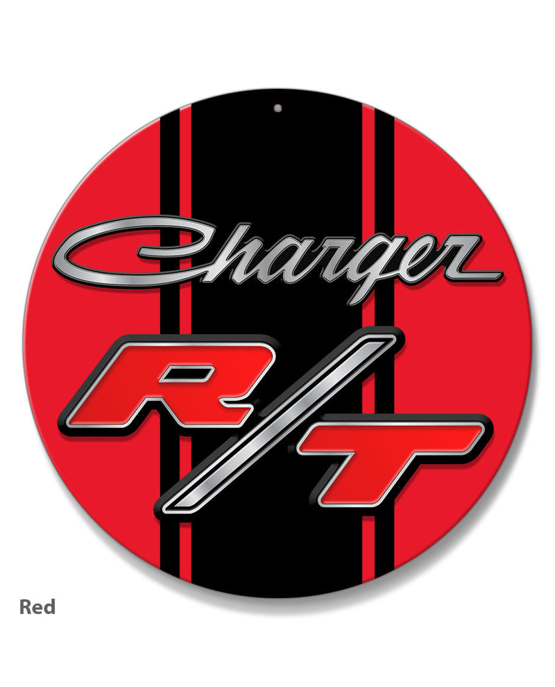 Dodge Charger RT 1968 - 1971 Emblem Novelty Round Aluminum Sign