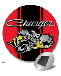 Dodge Charger Super Bee 1971 Emblem Novelty Round Fridge Magnet