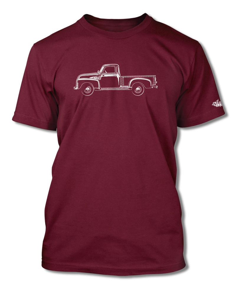 1947 - 1950 Chevrolet Pickup 3100 T-Shirt - Men - Side View