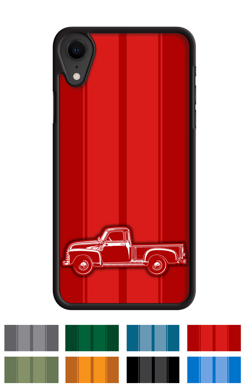 1947 - 1950 Chevrolet Pickup 3100 Smartphone Case - Racing Stripes
