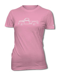 1947 - 1950 Chevrolet Pickup 3100 T-Shirt - Women - Side View