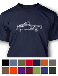 1951 - 1954 Chevrolet Pickup 3100 T-Shirt - Men - Side View