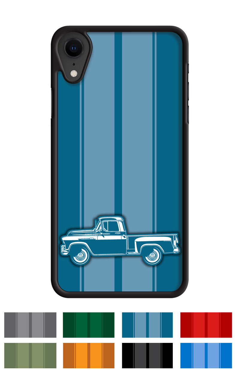 1956 Chevrolet Pickup 3100 Smartphone Case - Racing Stripes