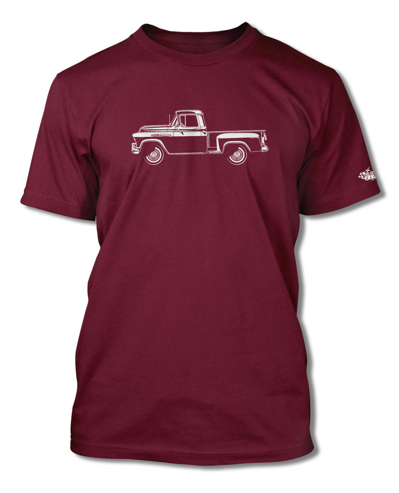 1957 Chevrolet Pickup 3100 T-Shirt - Men - Side View