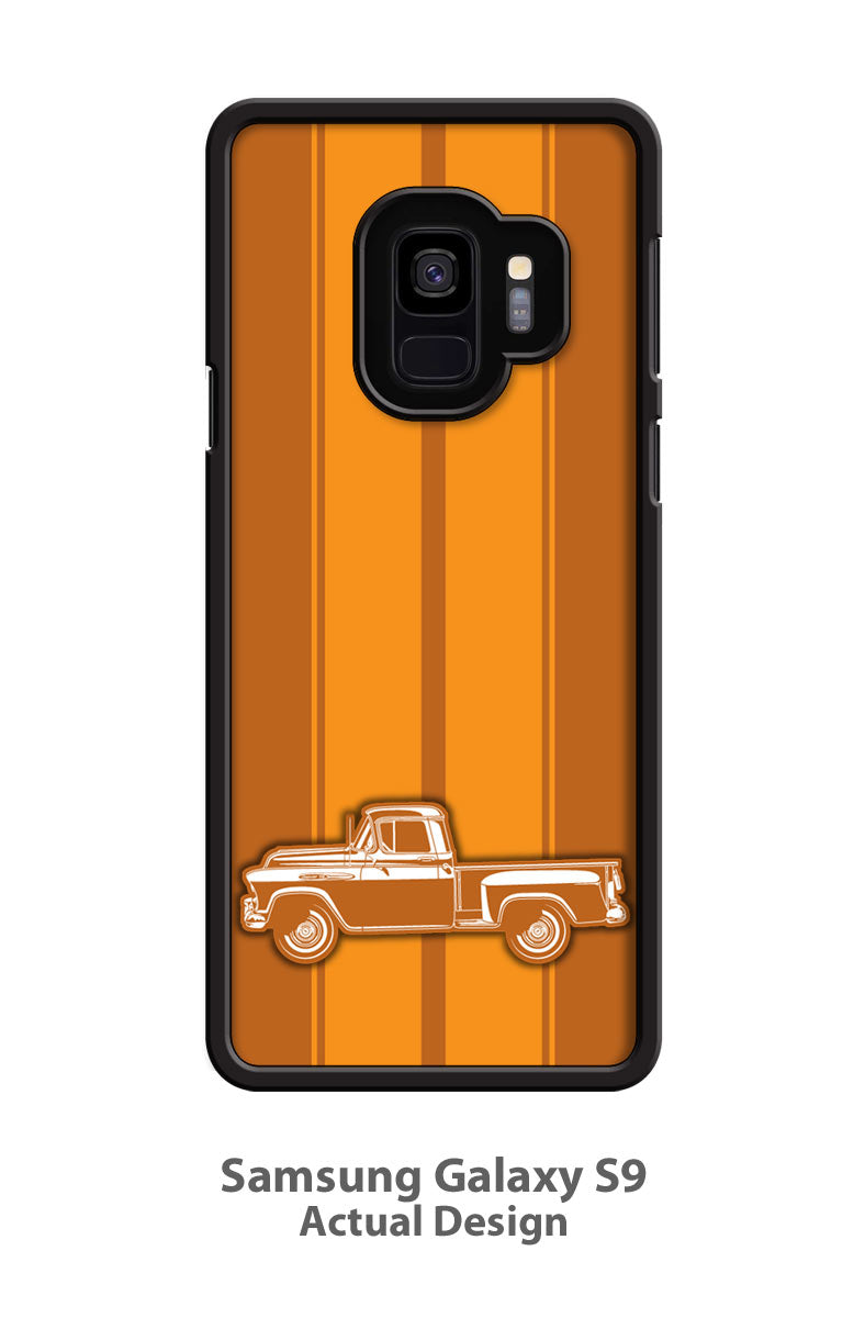 1957 Chevrolet Pickup 3100 Smartphone Case - Racing Stripes