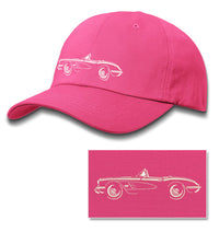 1958 Chevrolet Corvette Convertible C1 Baseball Cap for Men & Women