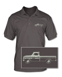 1964 - 1966 Chevrolet Pickup C/K Adult Pique Polo Shirt - Side View