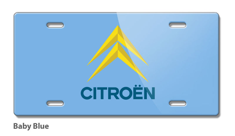 Citroen Badge Emblem Novelty License Plate - Vintage Emblem