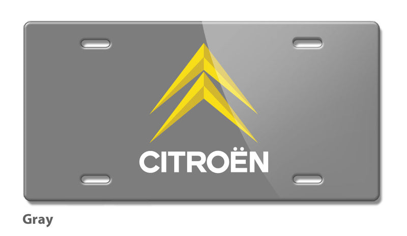 Citroen Badge Emblem Novelty License Plate - Vintage Emblem