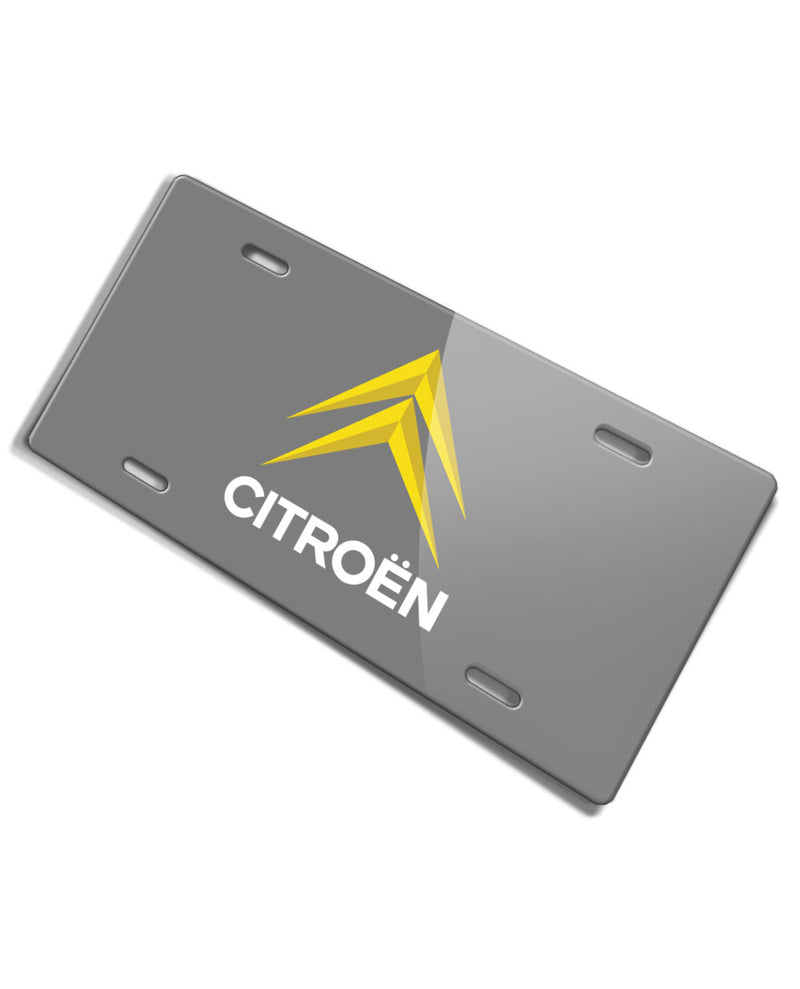 Citroen Badge Emblem Novelty License Plate - Vintage Emblem