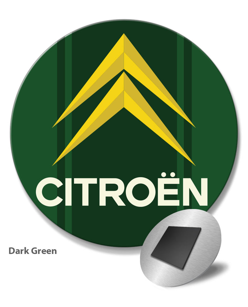 Citroen Emblem Round Fridge Magnet