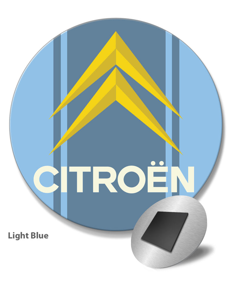 Citroen Emblem Round Fridge Magnet