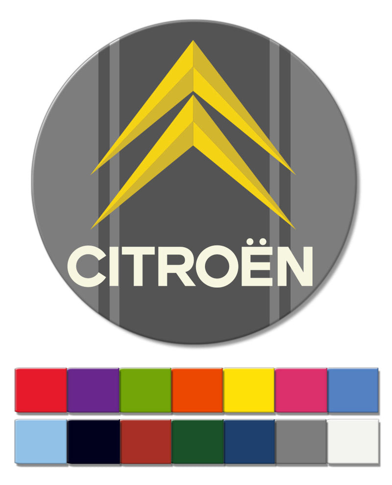 Citroen Emblem Round Fridge Magnet