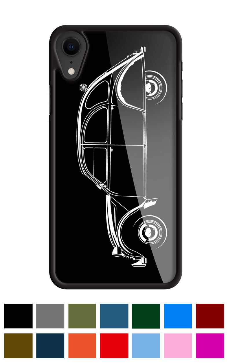 Citroen 2CV Deux Chevaux Smartphone Case - Side View