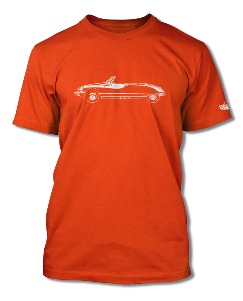 Citroen DS ID 1968 - 1978 Convertible Cabriolet T-Shirt - Men - Side View