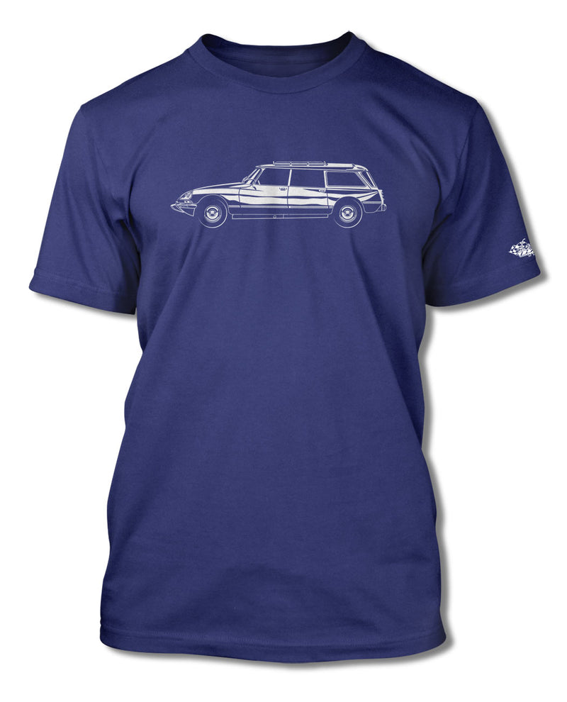 Citroen DS ID 1968 - 1976 Station Wagon T-Shirt - Men - Side View